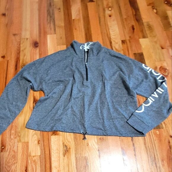 Calvin Klein Logo Half Zip Pullover Sweatshirt XL - Picture 8 of 8